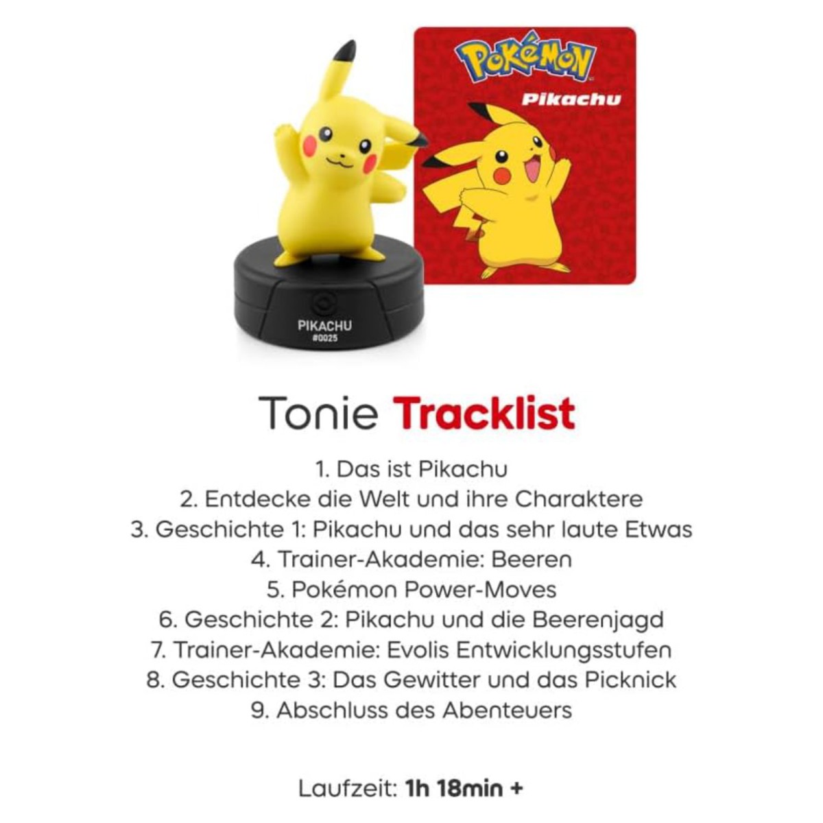 tonies 11004939 - Pokémon - Toniebox 2 - im Pikachu-Design inkl. Pikachu-Tonie