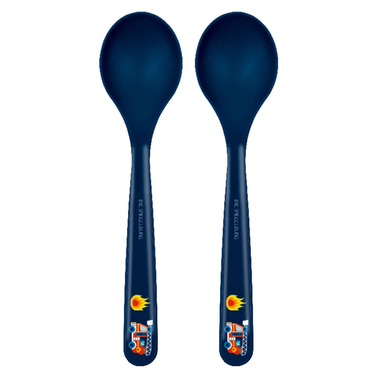 Coppenrath 22312 - Die Spiegelburg - Wenn ich mal groß bin - Löffel 2er-Set Feuerwehr