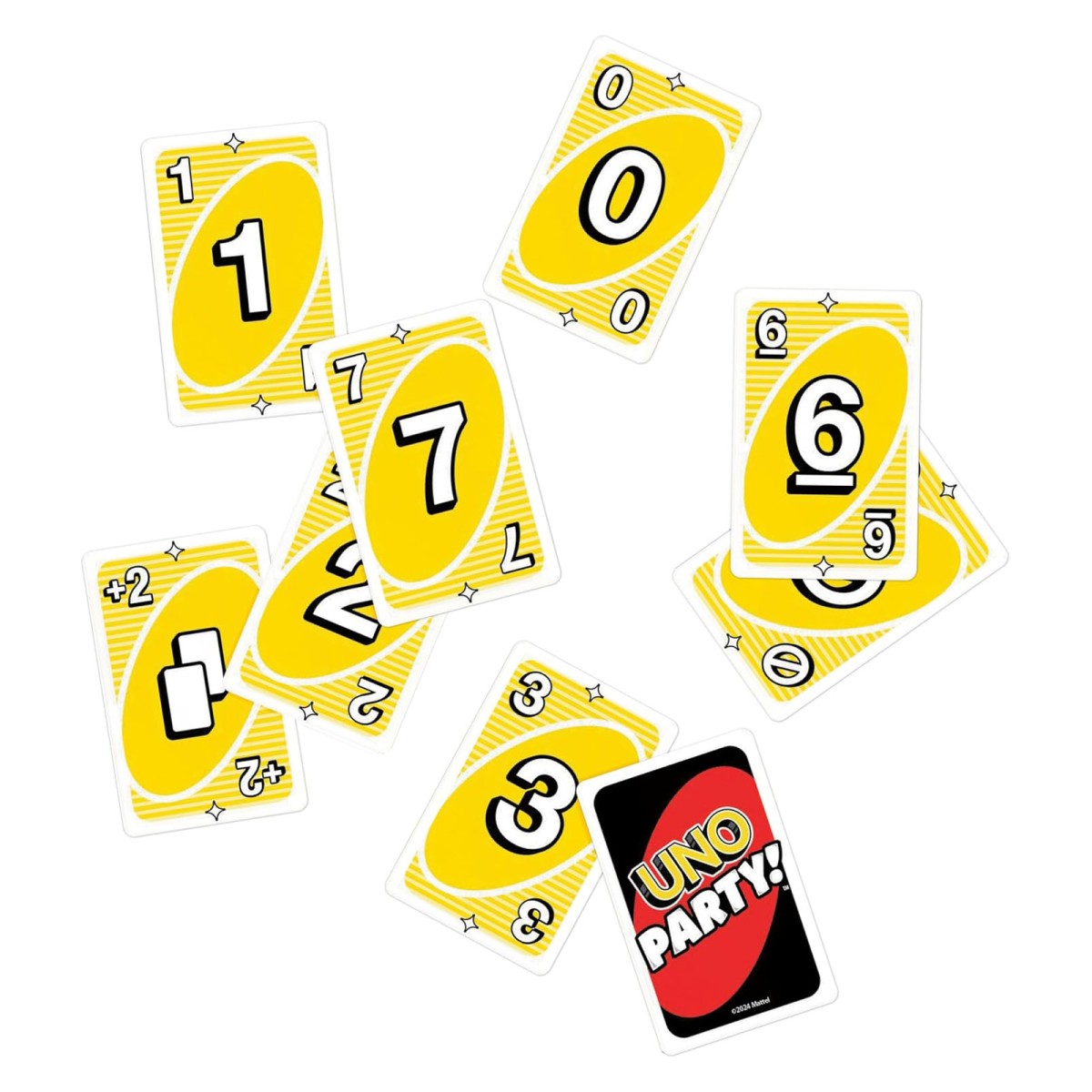 Mattel JJV58 - Mattel Games - UNO Party! Kartenspiel für bis zu 14 Spielenden