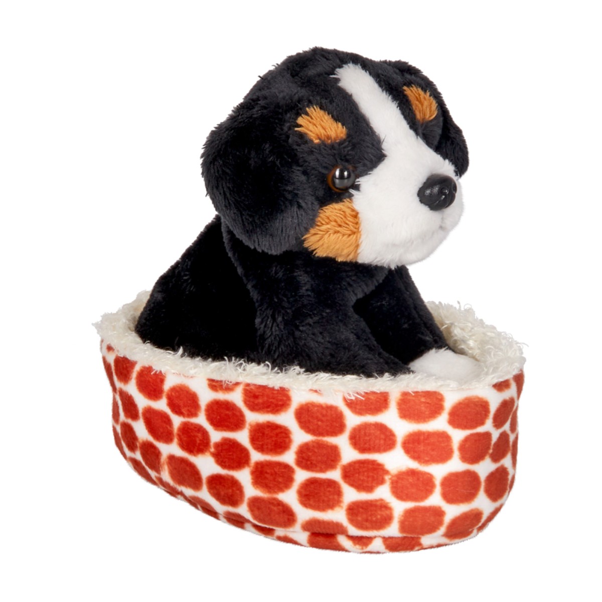 Coppenrath 17845 - Die Spiegelburg - Lustige Tierparade - Berner Sennenhund Bruno im Korb