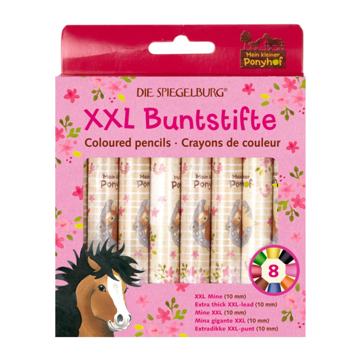 Coppenrath 15625 - Die Spiegelburg - Mein kleiner Ponyhof - XXL Buntstifte
