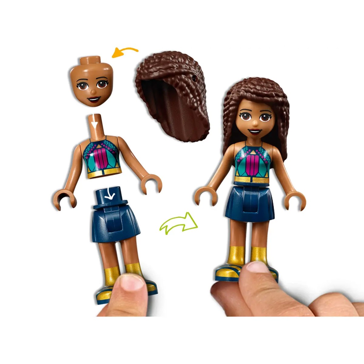 Lego 41390 - Friends - Spielset, 240 Teile, Andrea's Auto und Bühne