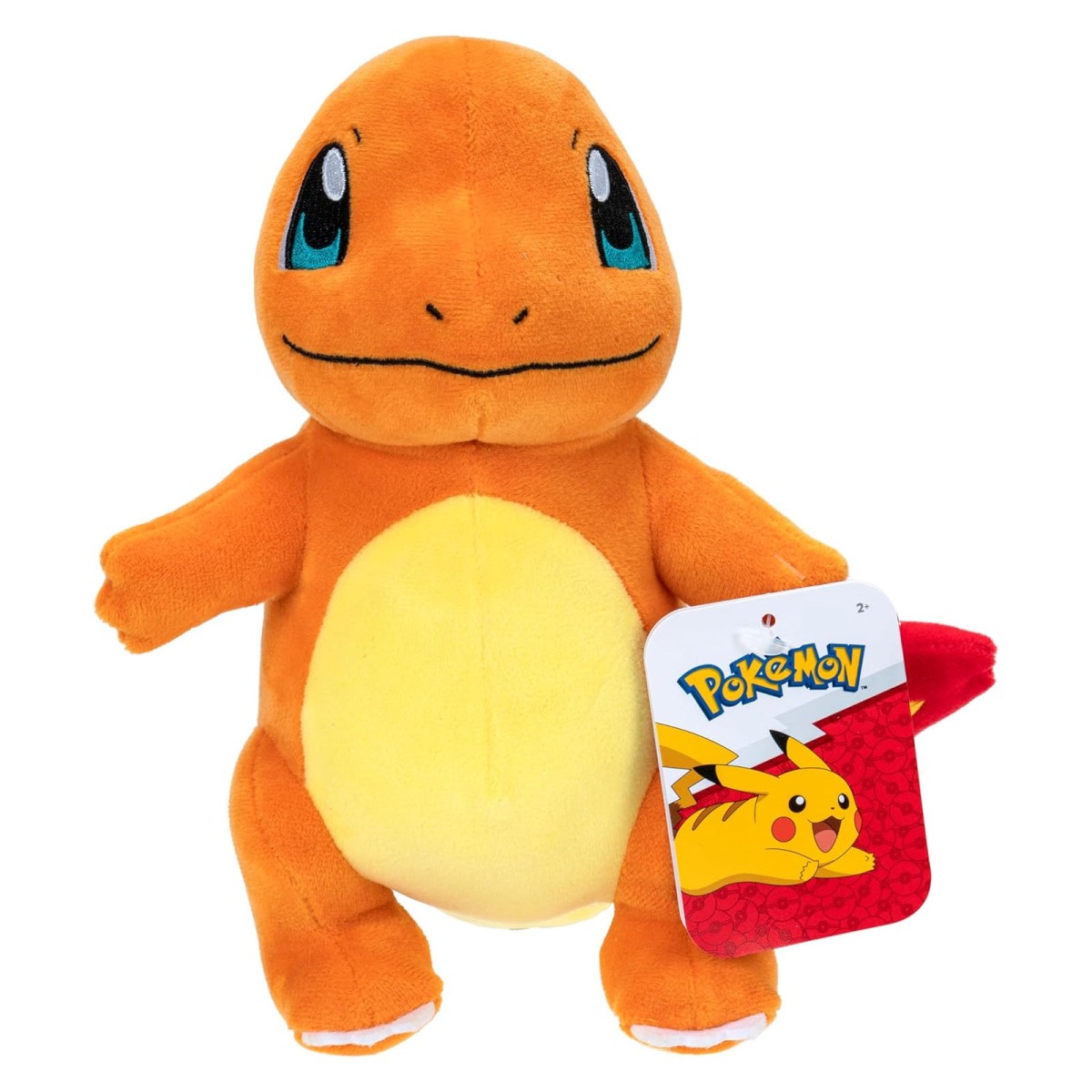 Jazwares PKW3404 - Pokémon - Glumanda Plüschfigur, 21 cm