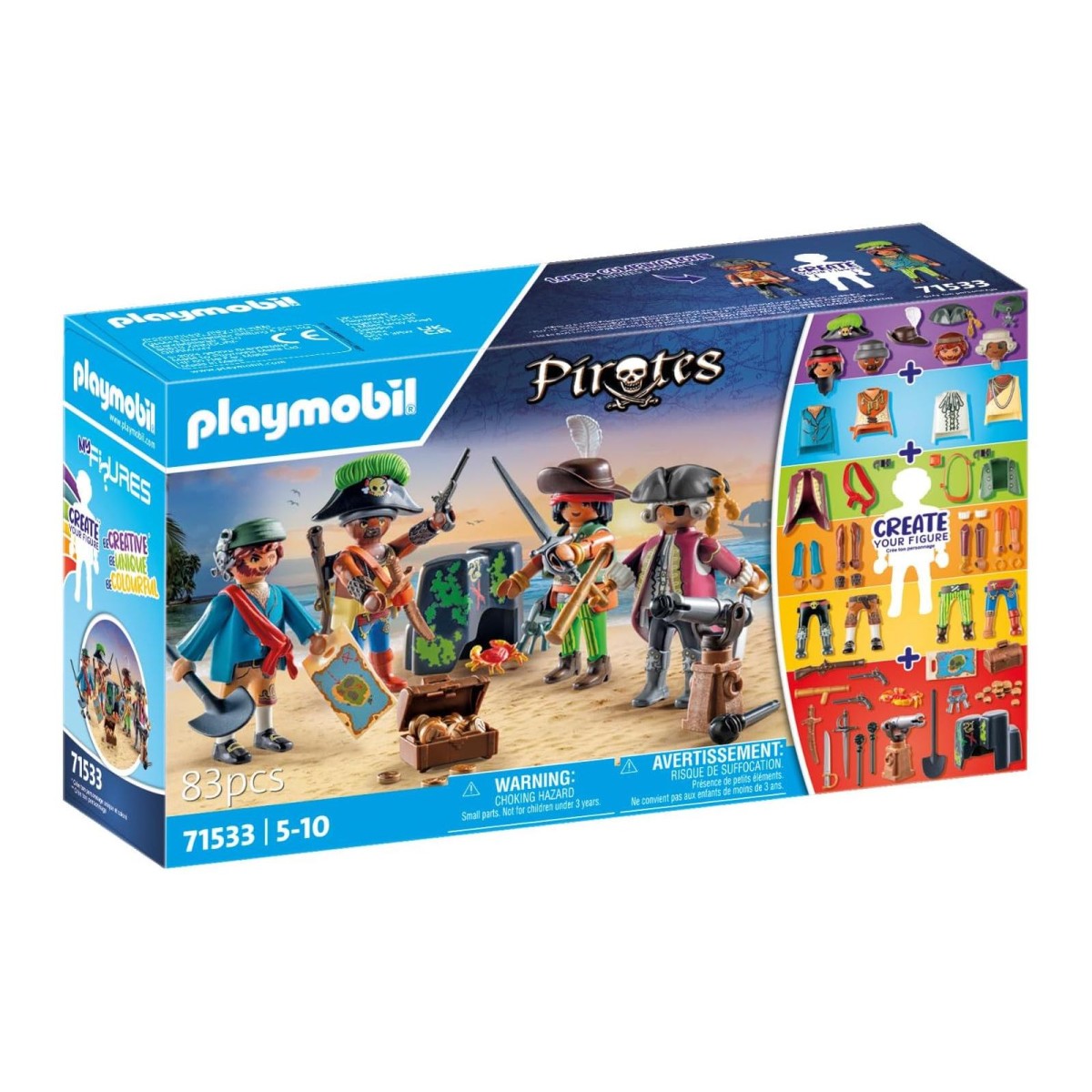 PLAYMOBIL® 71533 - Pirates - My Figures: Piraten
