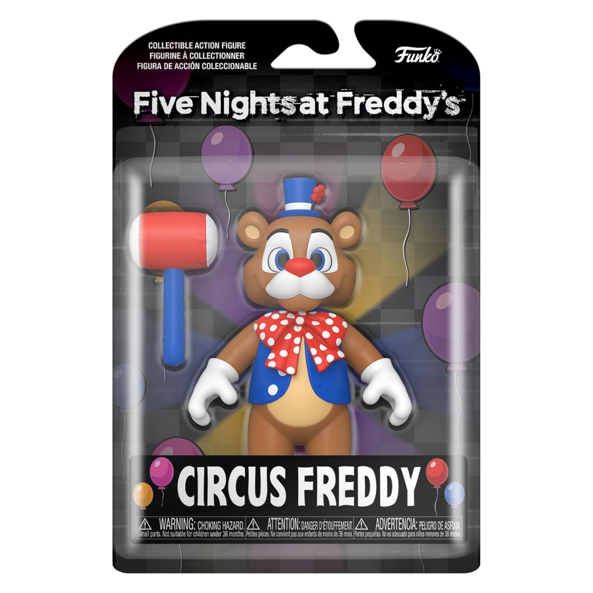 Funko FK67624 - Five Nights at Freddy´s - Circus Freddy, Vinyl-Figur, 12,5 cm