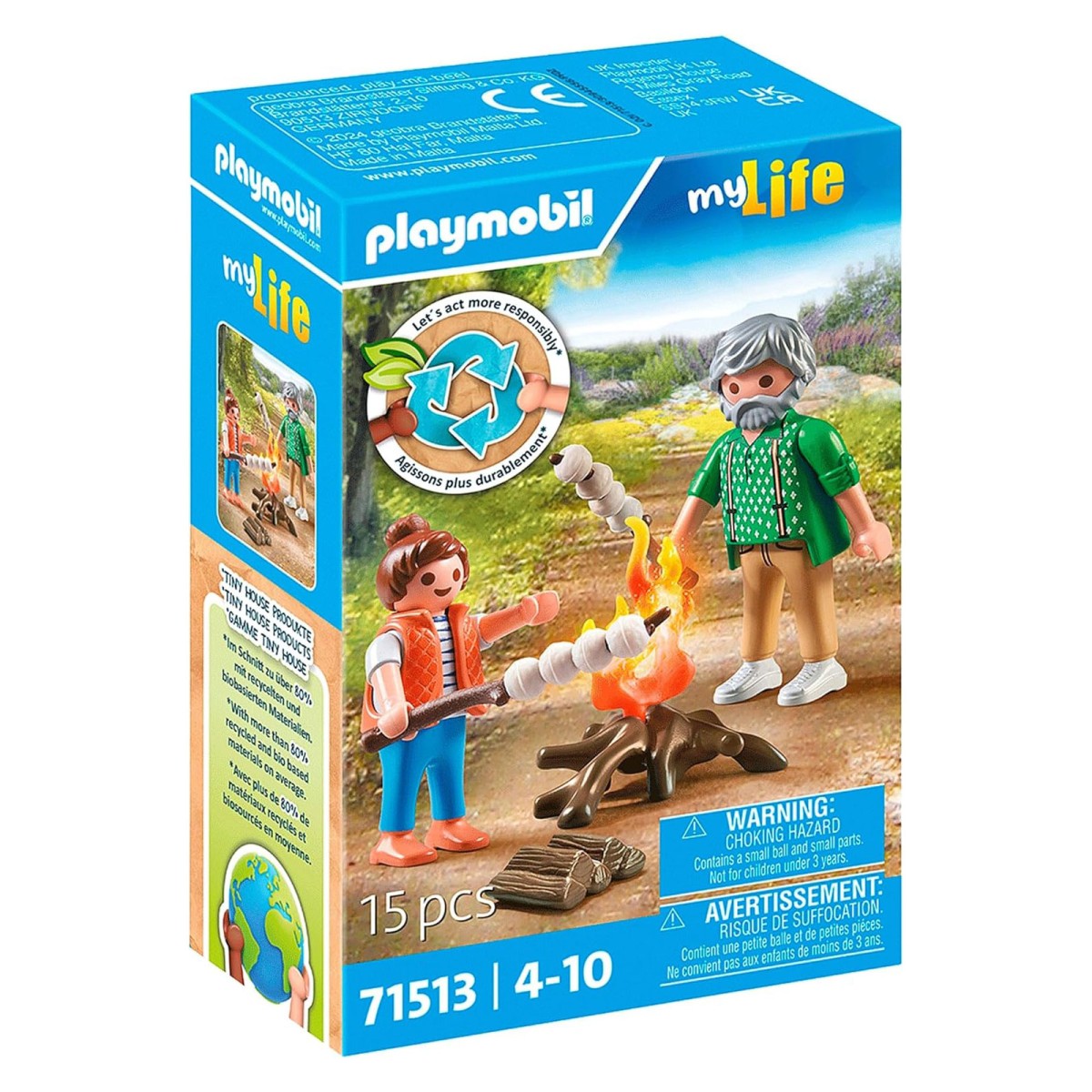 PLAYMOBIL® 71513 - my Life - Lagerfeuer mit Marshmallows