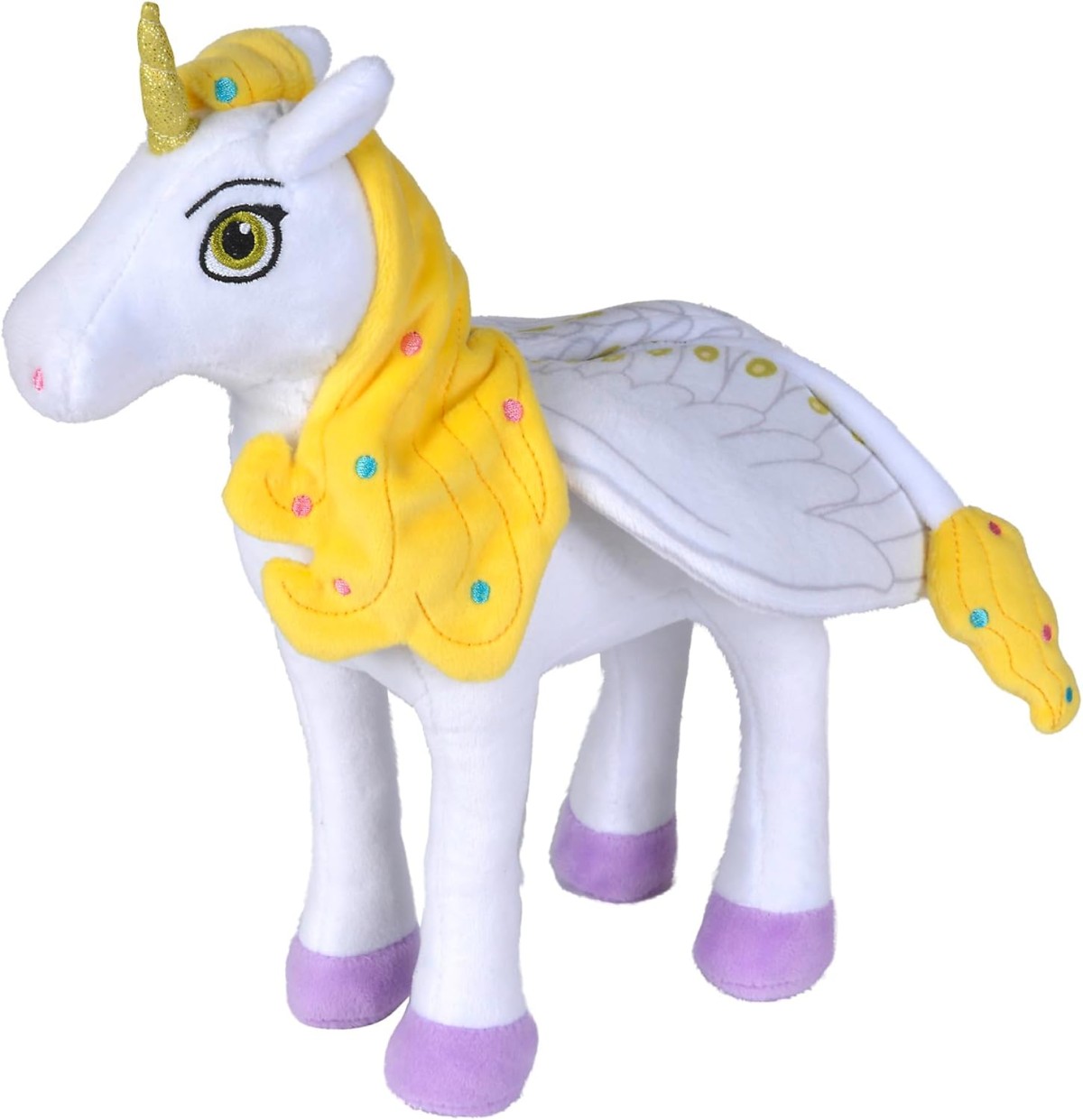 Simba 109483073 - Mia and Me - Plüschfigur Einhorn Onchao, 25 cm