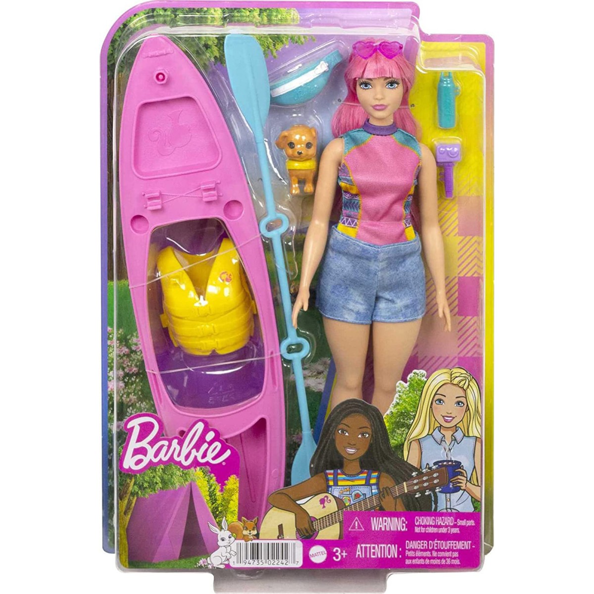 Mattel HDF75 - Barbie - Puppe mit Zubehör und Accessoires, Camping