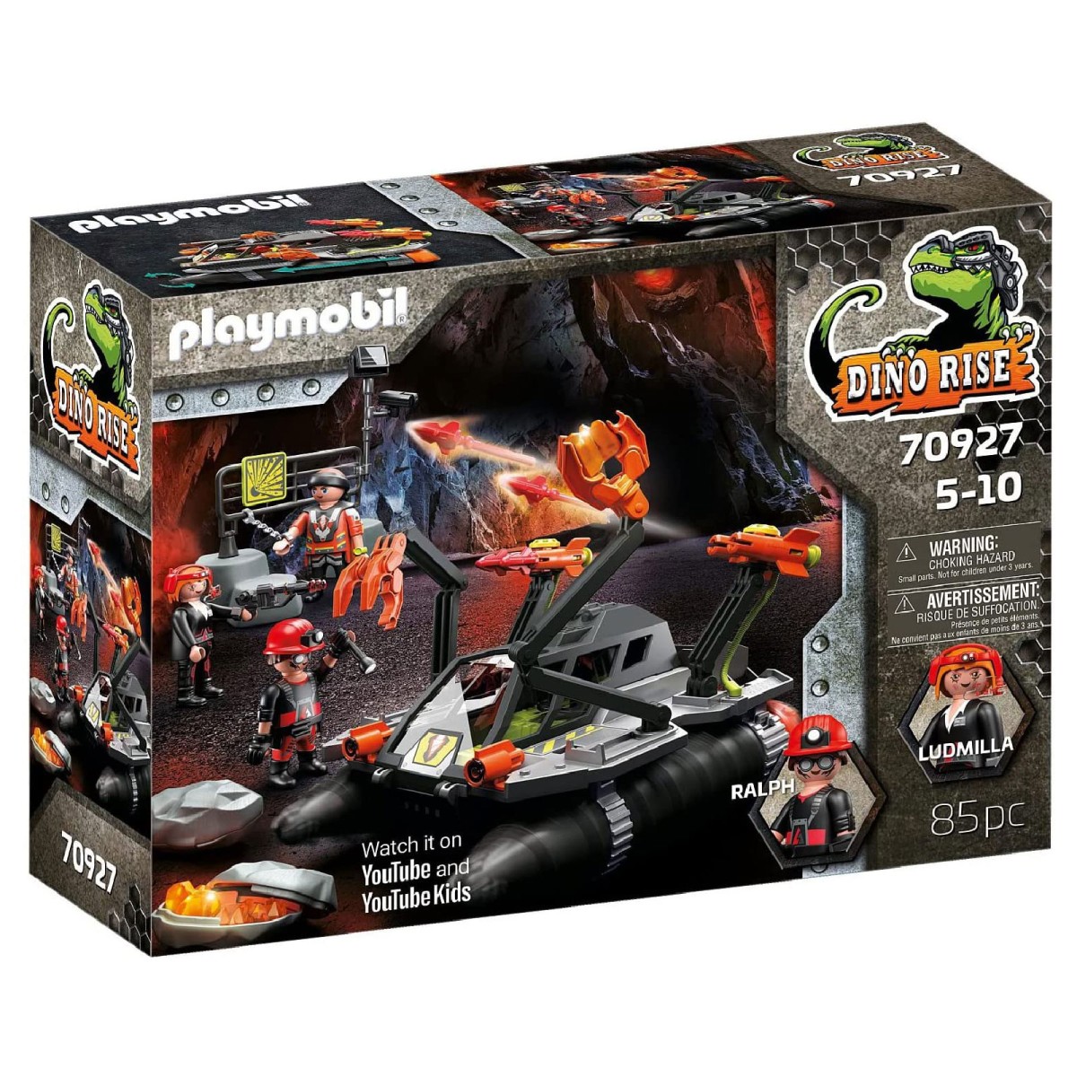 PLAYMOBIL® 70927 - Dino Rise - Comet Corp. Abbruchbohrer