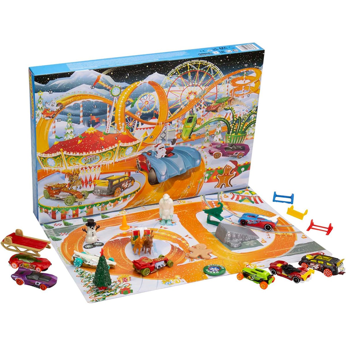 Mattel HCW15 2.Wahl - Hot Wheels - Adventskalender