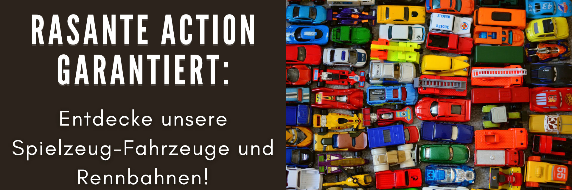 Rasante Action Garantiert: Entdecke unsere Spielzeug-Fahrzeuge und Rennbahnen! 