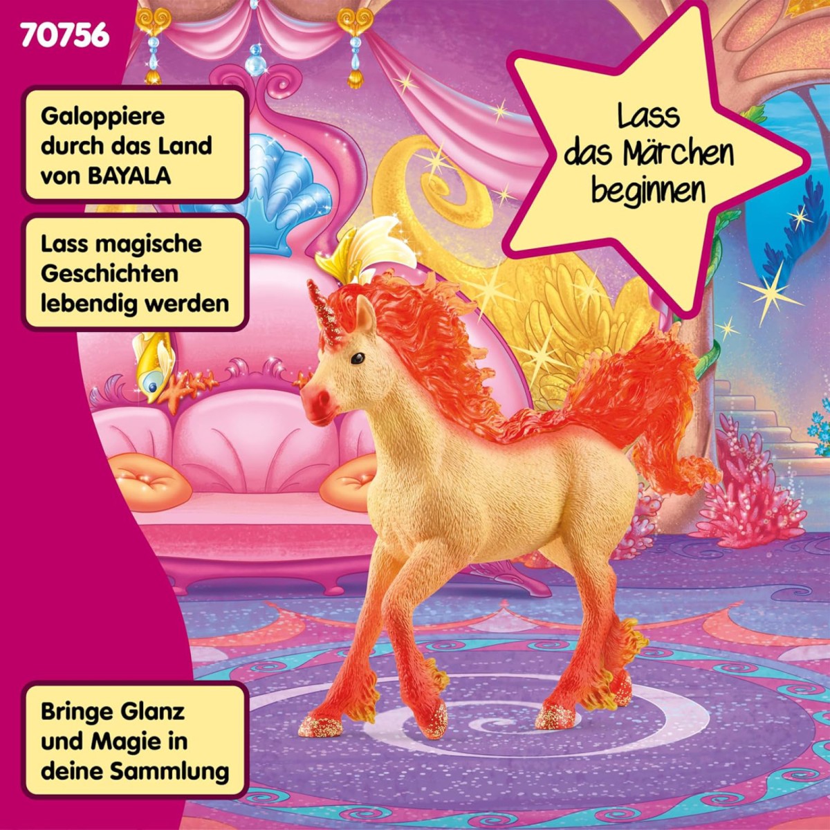 Schleich 70756 - bayala - Elementa, Feuereinhorn Hengst