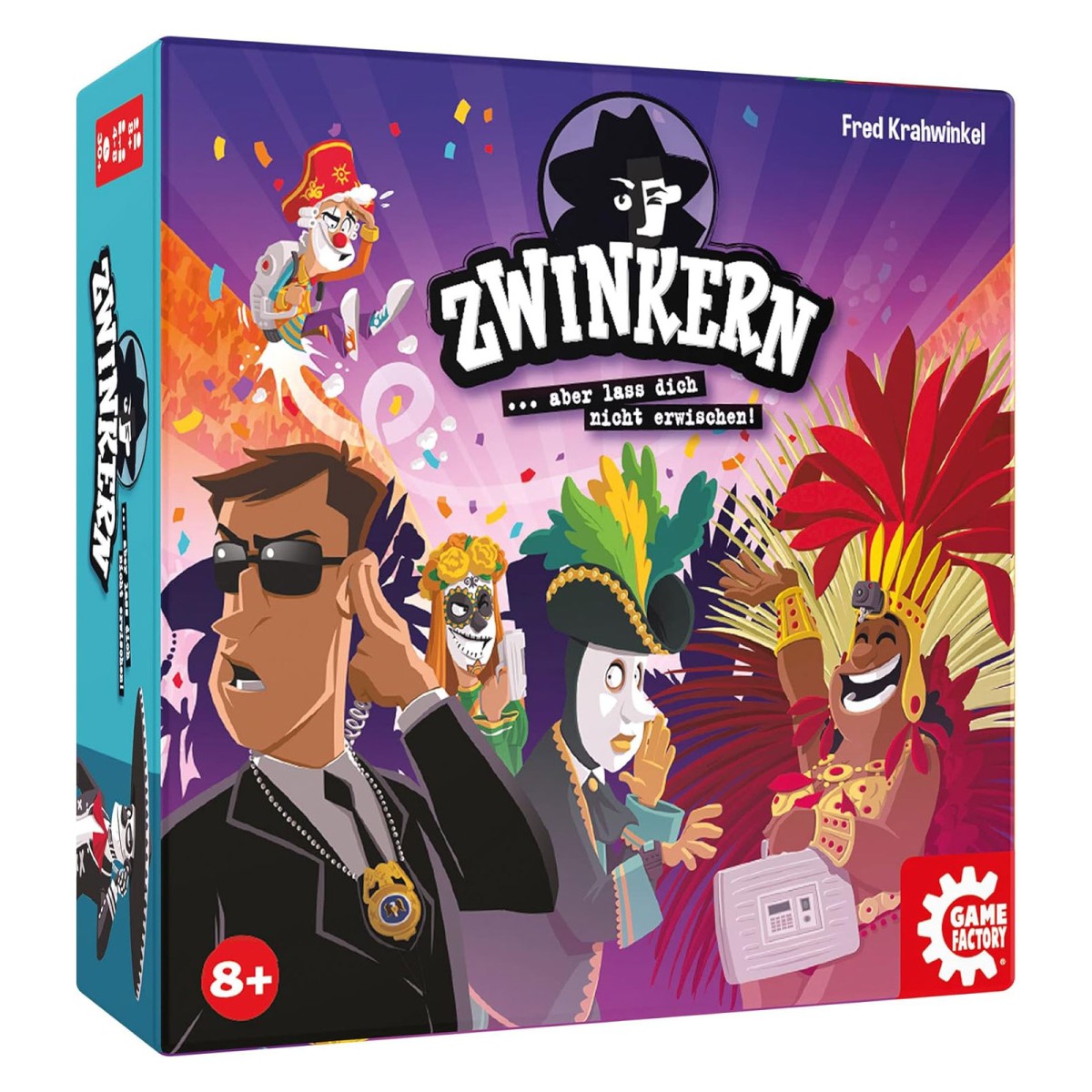 Carletto 646302 - Game Factory - Partyspiel - Zwinkern...aber lass dich nicht erwischen!
