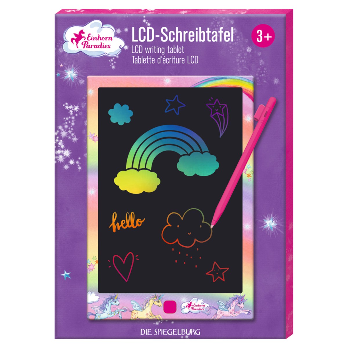 Coppenrath 23003 - Die Spiegelburg - Einhorn-Paradies - LCD-Schreibtafel