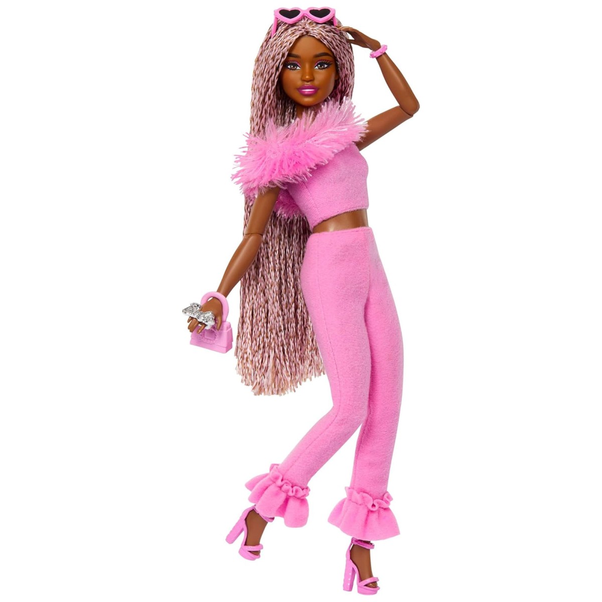 Mattel HYV28 - Barbie - Deluxe Style - Puppe mit Barbiecore-Outfit