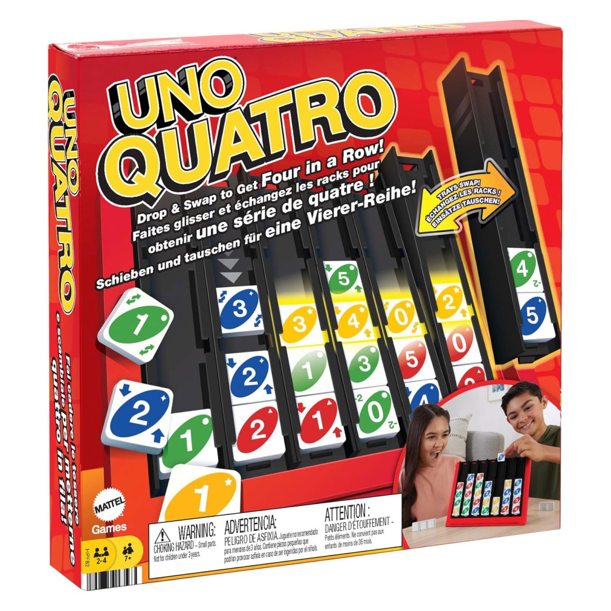 Mattel HPF82 - Mattel Games - UNO Quatro