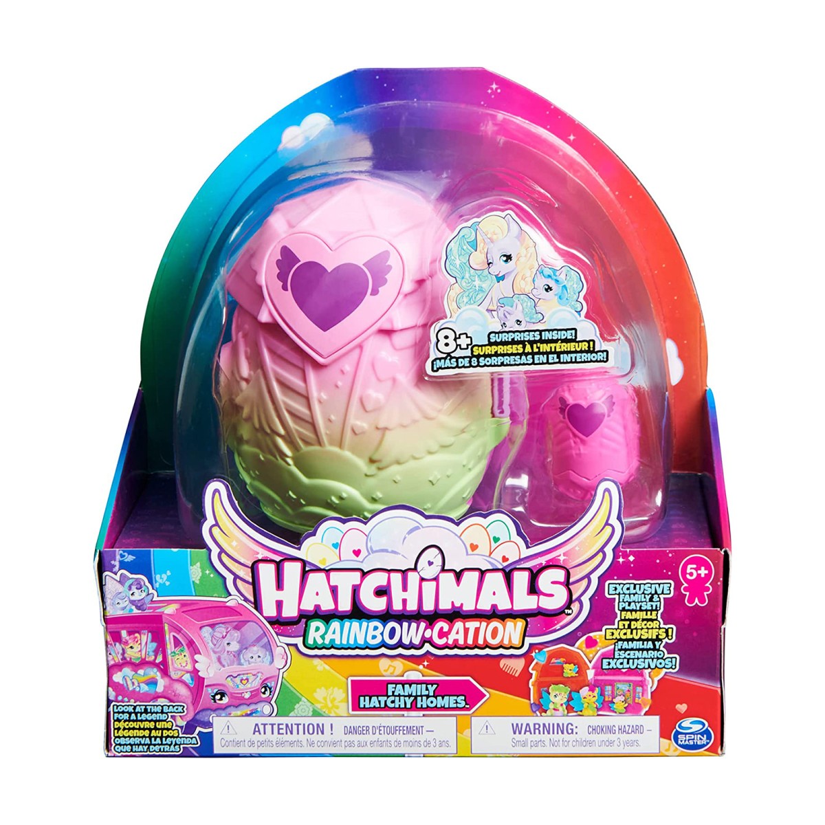 Spin Master 6064442 (20137495) sort. 2.Wahl - Hatchimals Rainbowcation - Spiel-Schatulle mit Überraschungsfiguren