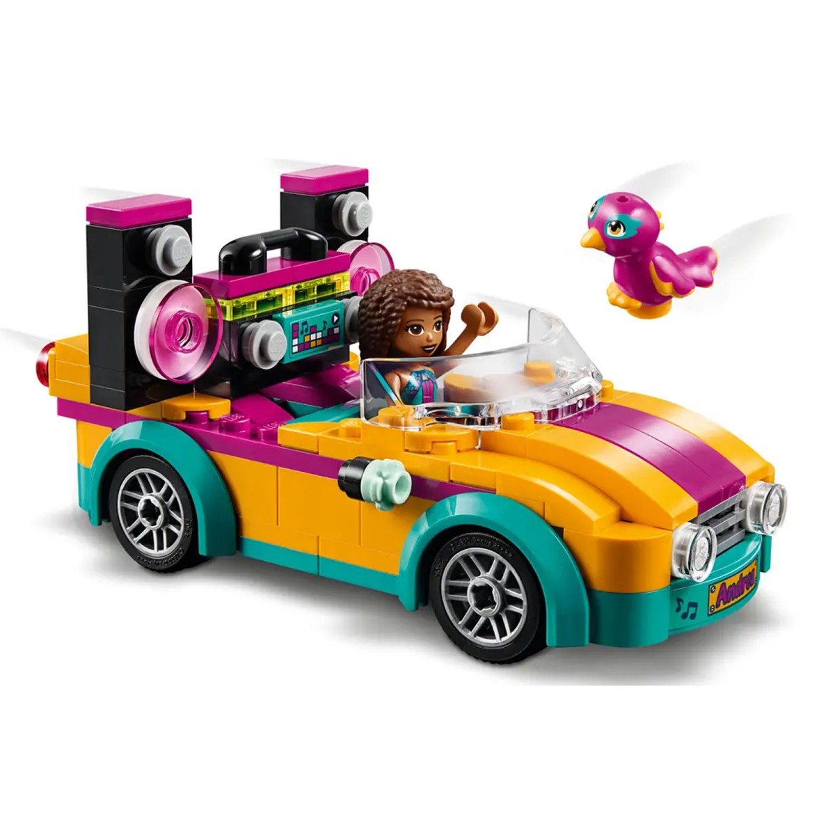 Lego 41390 - Friends - Spielset, 240 Teile, Andrea's Auto und Bühne