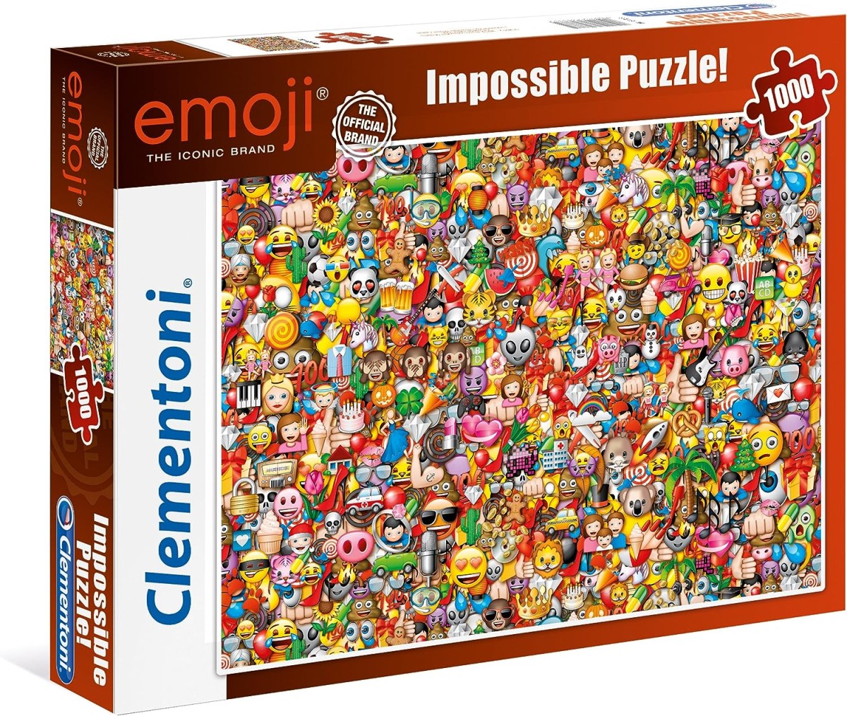 Clementoni 39388 - Emoji - Impossible Puzzle!, 1000 Teile