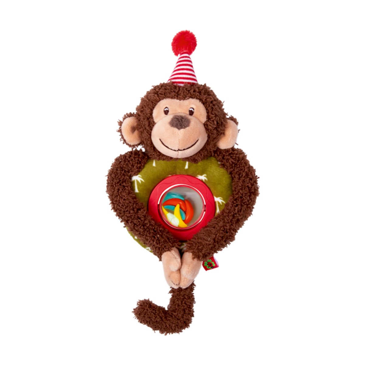 Coppenrath 16394 - Die Spiegelburg - Baby Glück - Activity - Rassel Affe