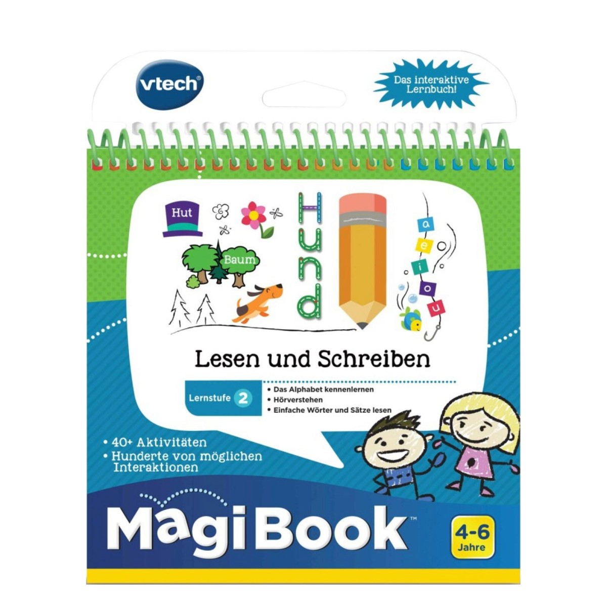 V-Tech 80-481404 - MagiBook - Lesen und Schreiben Lernstufe 2