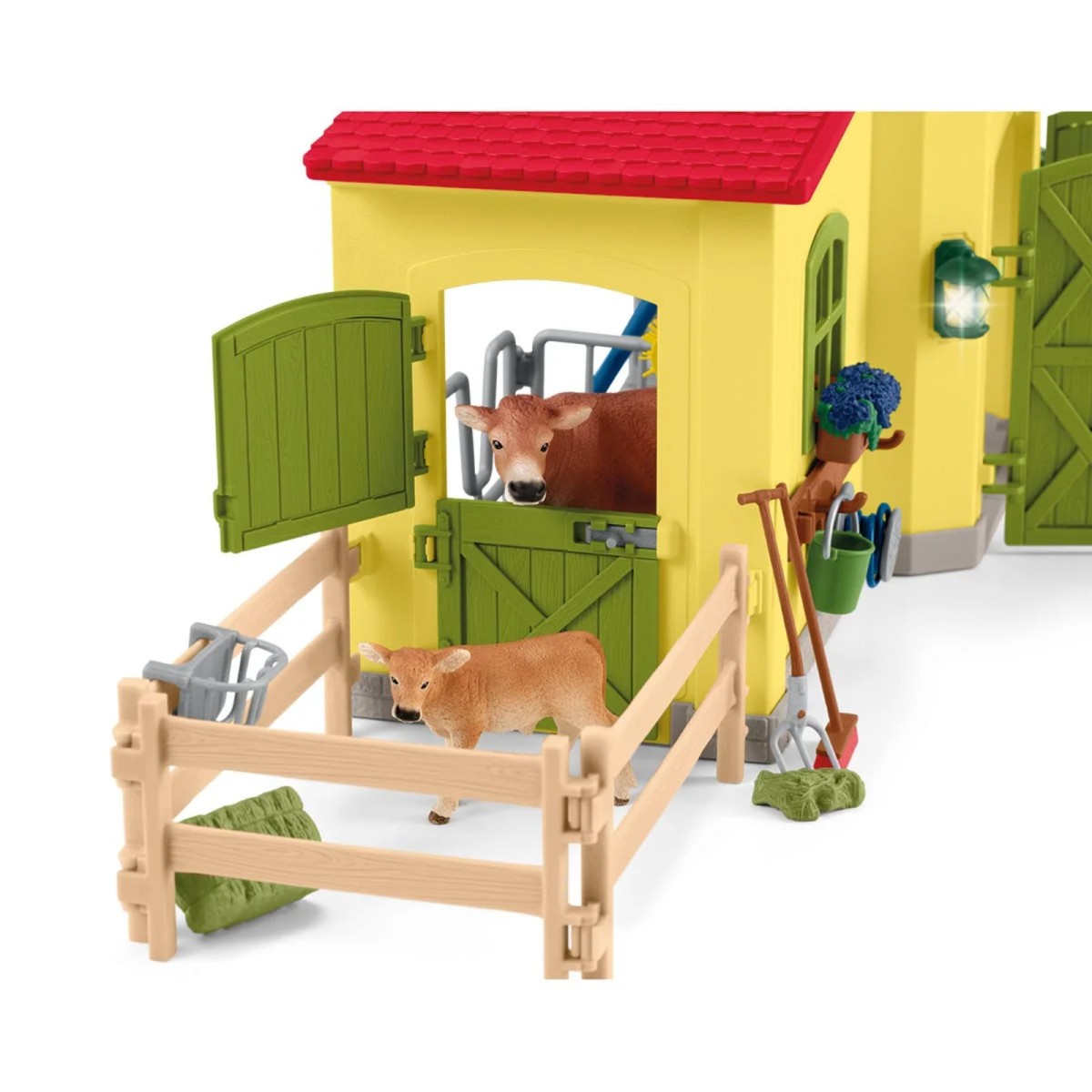 Schleich 42605 2.Wahl - Farm World - Großer Stall mit Tieren und Zubehör