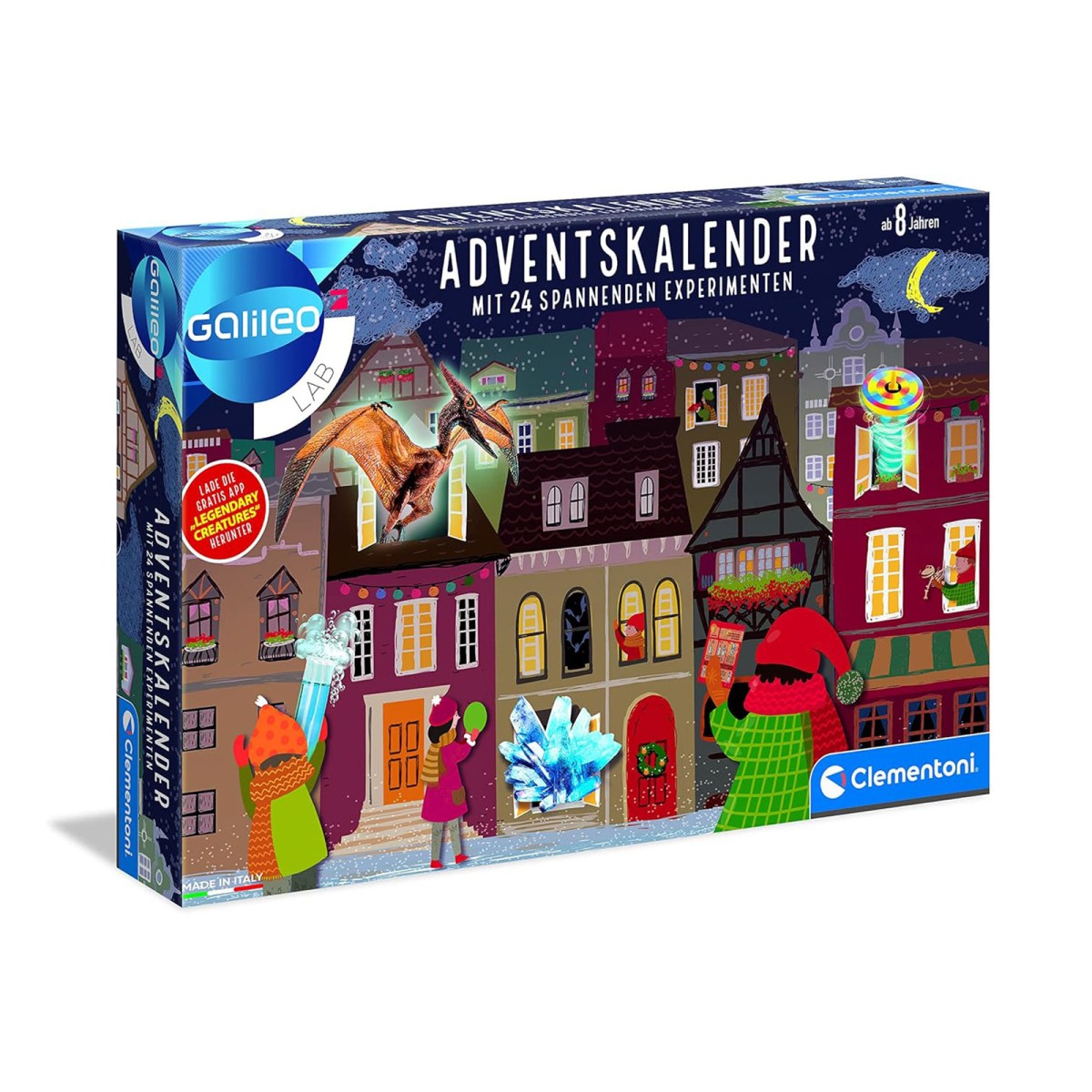 Clementoni 59293 - Galileo Lab - Adventskalender mit 24 Experimenten