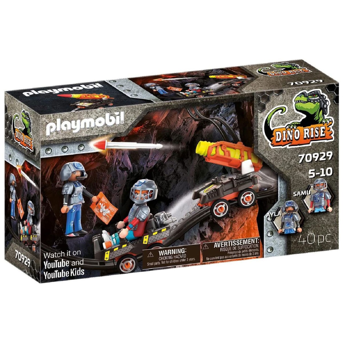 PLAYMOBIL® 70929 - Dino Rise - Dino Mine Raketenkart