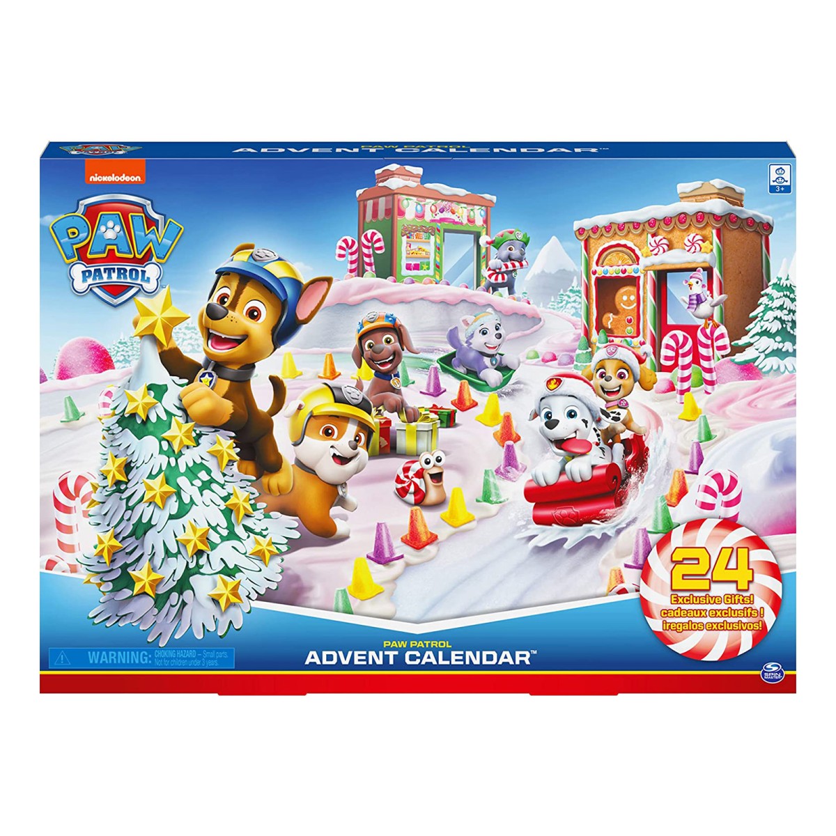 Spin Master 6059302 (20127916) - Paw Patrol - Adventskalender, Winterlandschaft