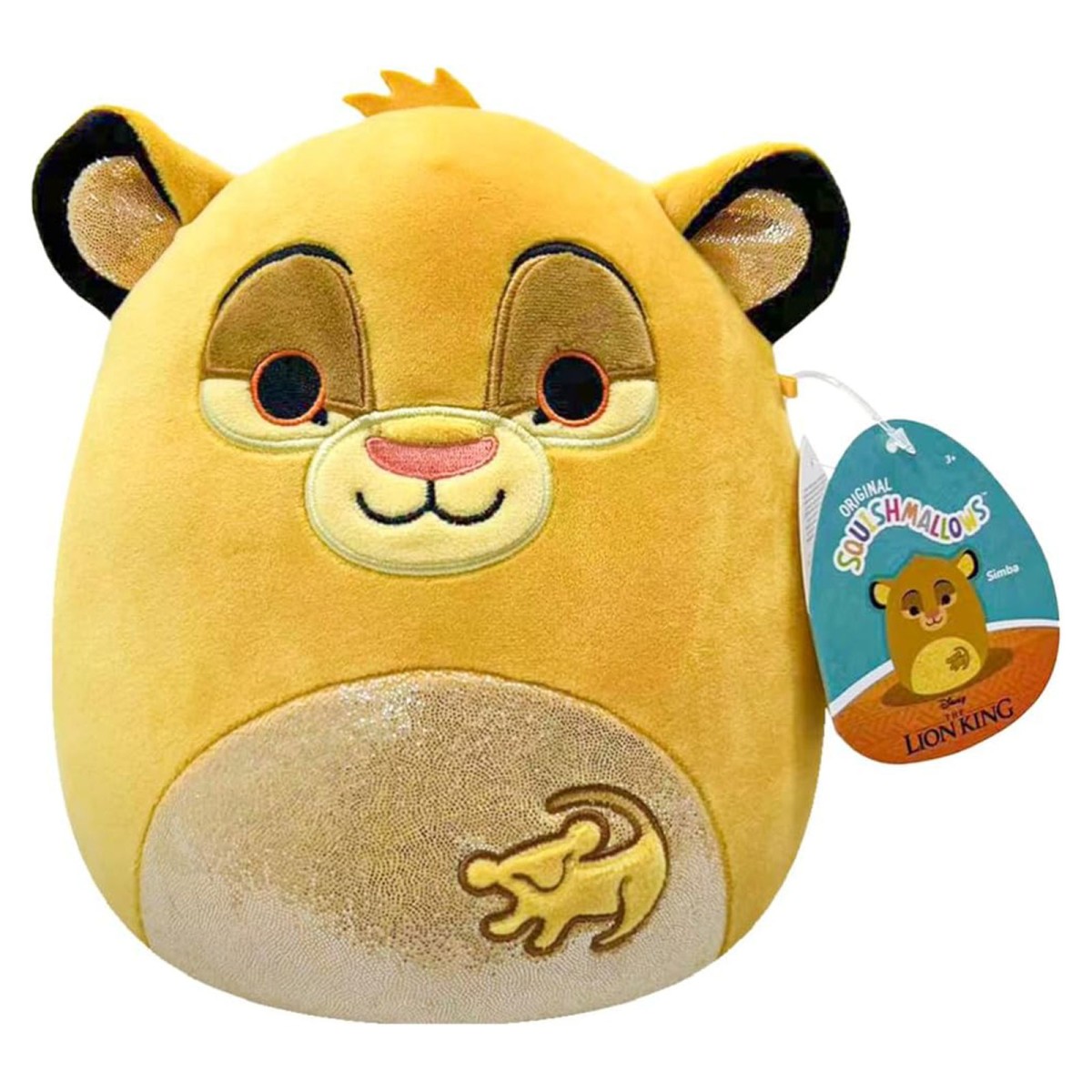 Jazwares SQDI00548 - Squishmallows - Disney Der König der Löwen - Simba Plüschfigur, 20 cm