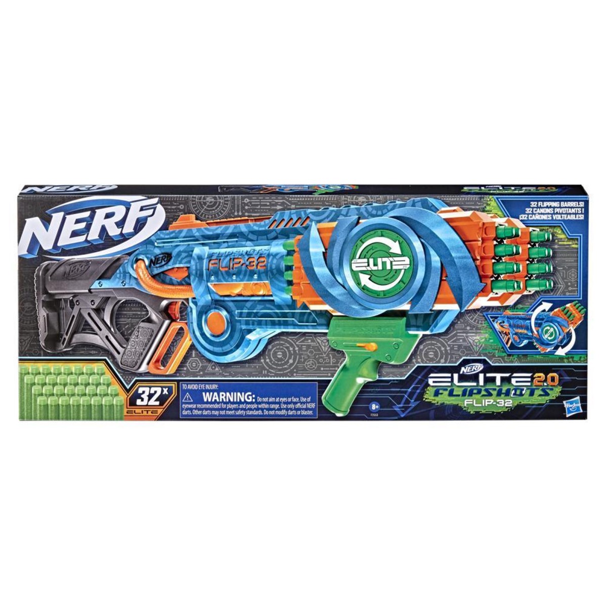Hasbro F2553 - Nerf - Elite 2.0 - Flipshots Flip-32