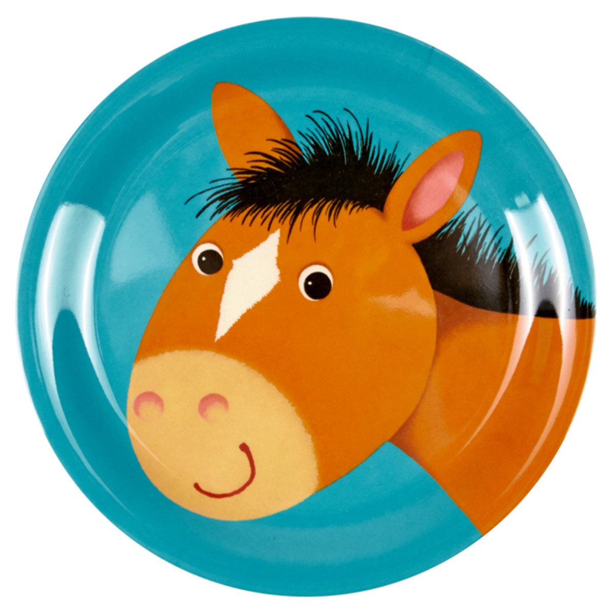 Coppenrath 14013 - Die Spiegelburg - Freche Rasselbande - Melamin-Teller Pferd