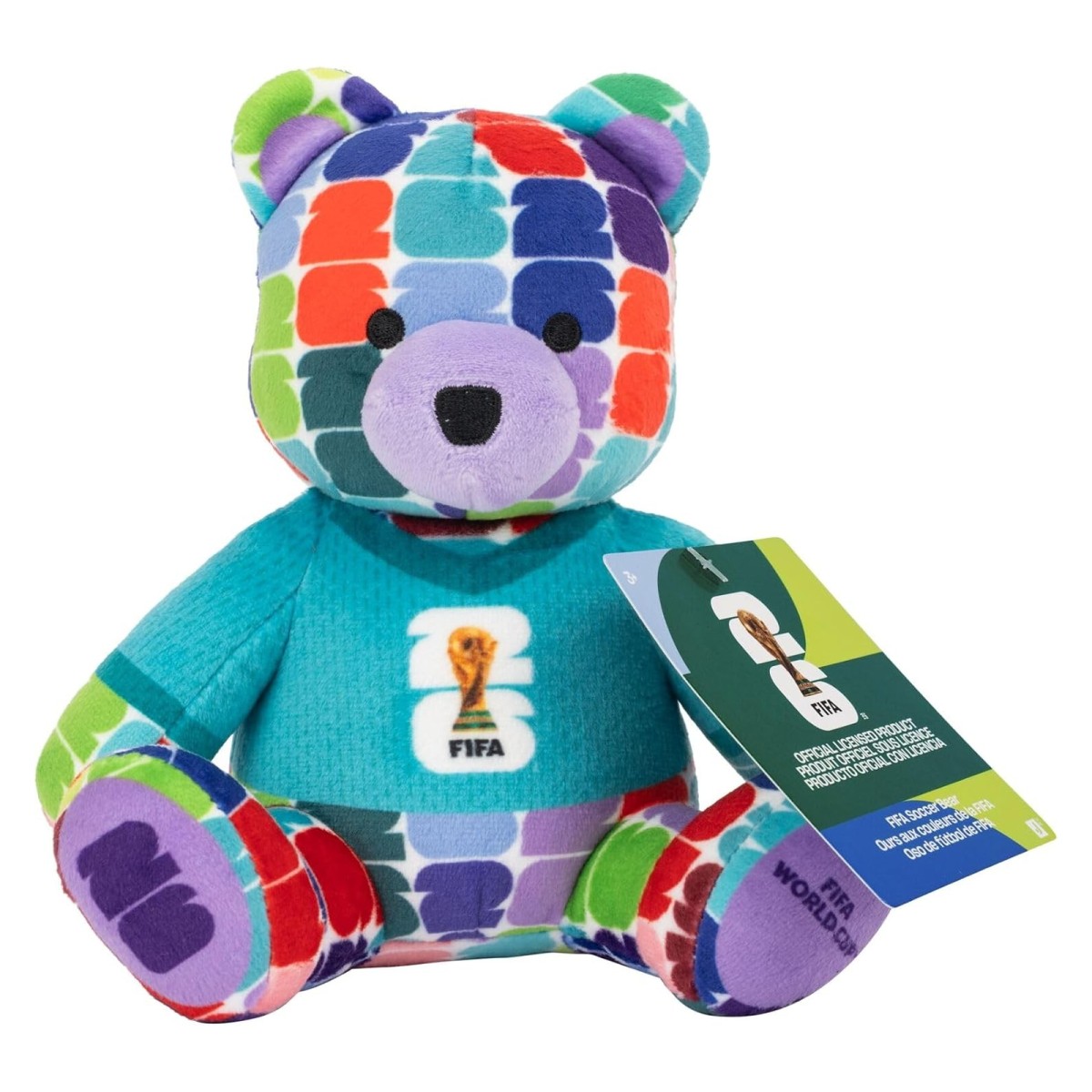 Jazwares JPFI00163 - FIFA - World Cup 26 - Fußballbär Plüsch – 15 cm