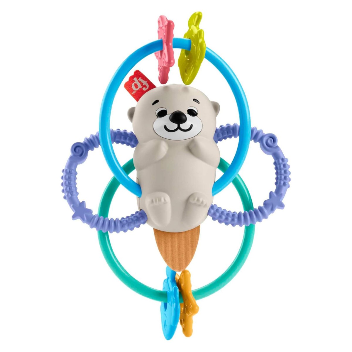 Mattel HJW12 - Fisher-Price - Greif- und Beißring, Otter