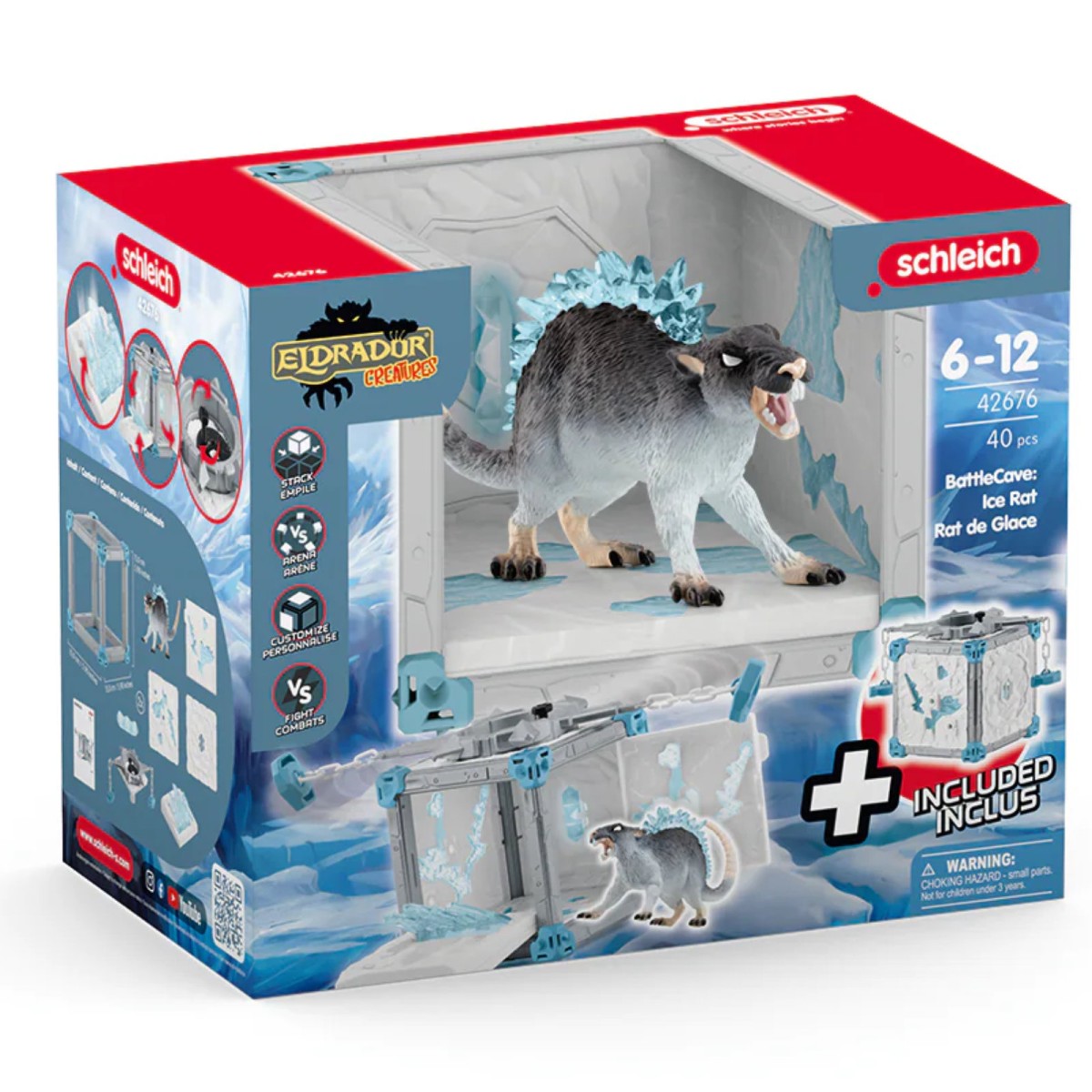 Schleich 42676 - Eldrador - BattleCave Eisratte
