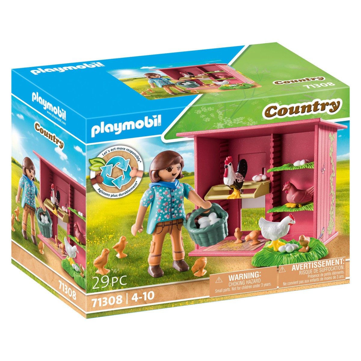 PLAYMOBIL® 71308 - Country - Hühner mit Küken