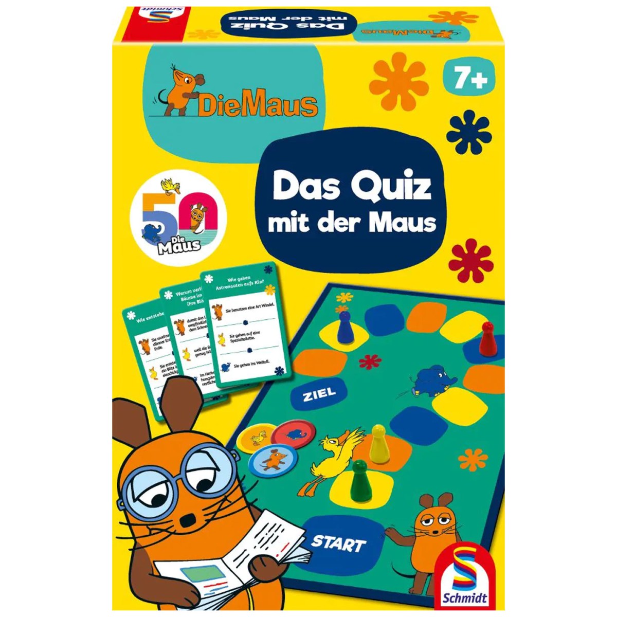 Schmidt 40613 - Die Maus - Kinderspiel, Das Quiz mit der Maus