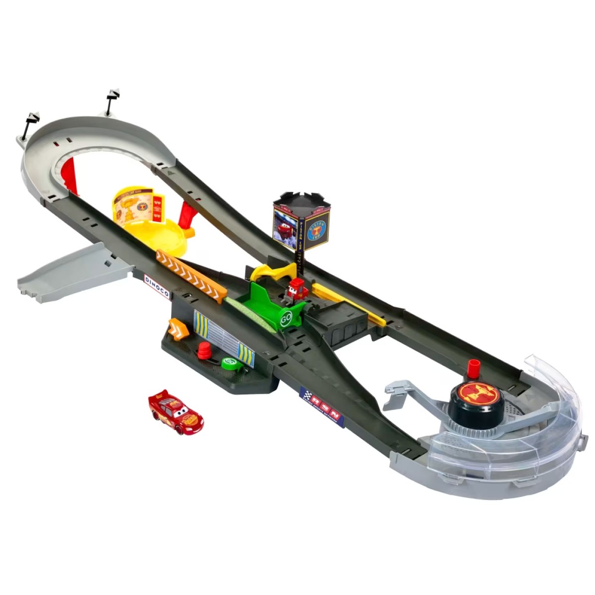 Mattel HPD81 2.Wahl - Disney Pixar Cars - Piston Cup Action-Rennstrecke – Dein eigenes Rennen!