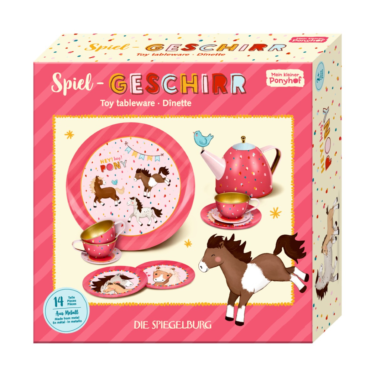 Coppenrath 18382 - Die Spiegelburg - Mein kleiner Ponyhof - Spielgeschirr