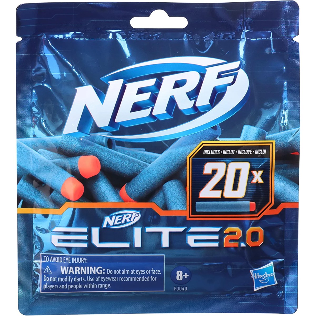 Hasbro F0040 - Nerf - Elite 2.0 - 20er Dart Nachfüllpackung
