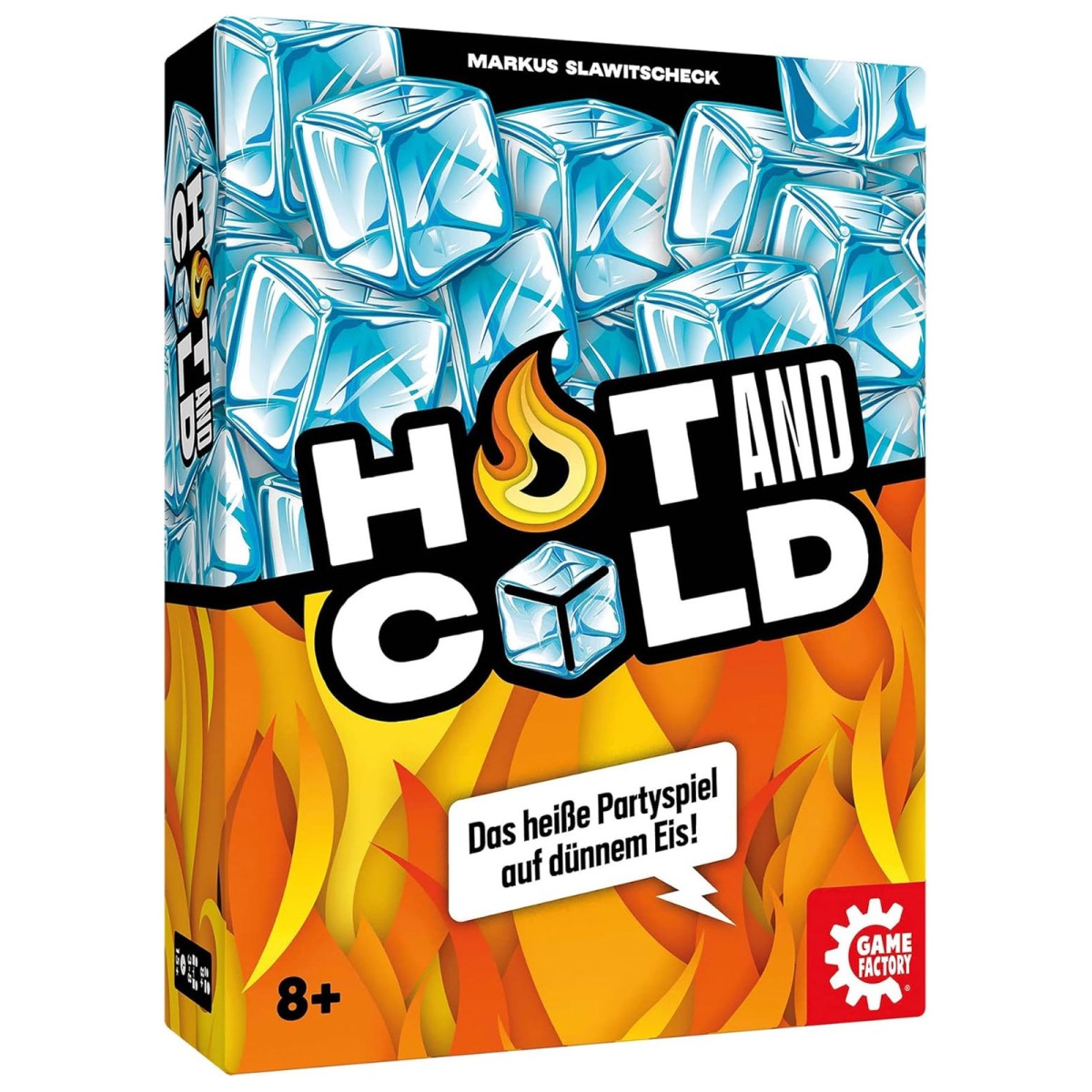 Carletto 646296 - Game Factory - Hot and Cold, das heiße Partyspiel auf dünnem Eis