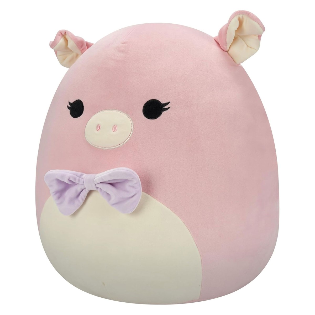 Jazwares SQCR06658 - Squishmallows - Hettie, das Schwein 50 cm – Rosa Plüschfigur & Kissen